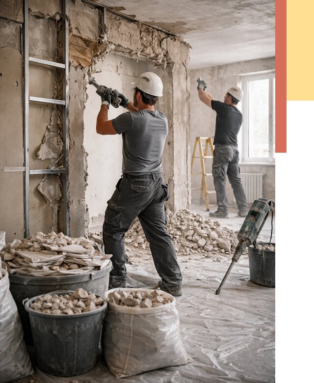 Демонтажные работы в Донецке от 2956 руб. — услуги и цена под ключ | ОТДЕЛОЧНИК-Днк