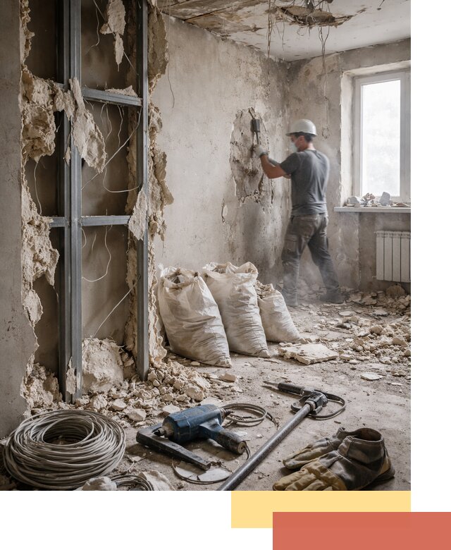 Профессиональный демонтаж зданий и конструкций в Донецке