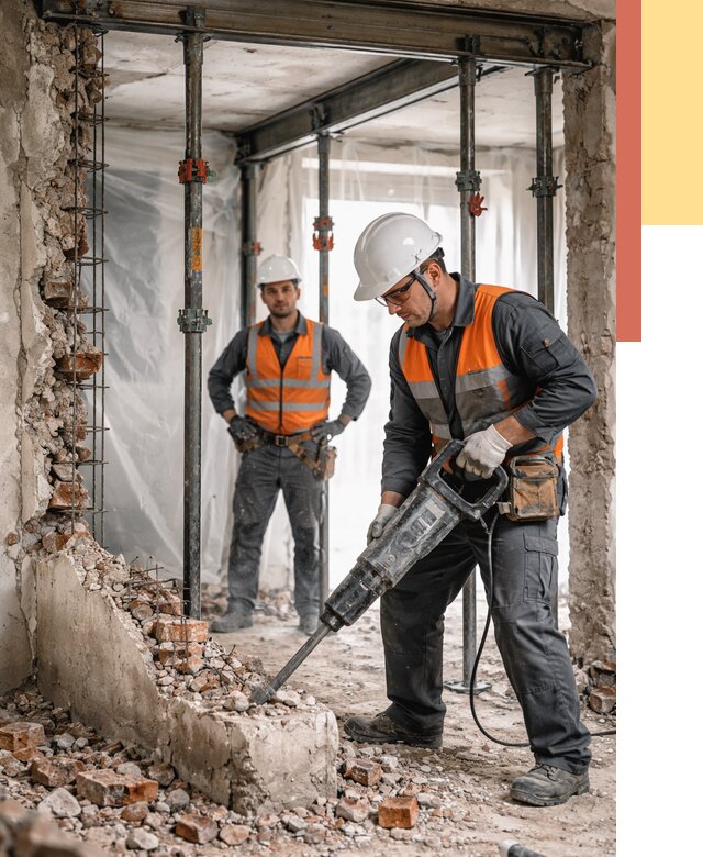 Снос несущих стен в Донецке от 11222 руб. — демонтаж несущей стены под ключ | ОТДЕЛОЧНИК-Днк