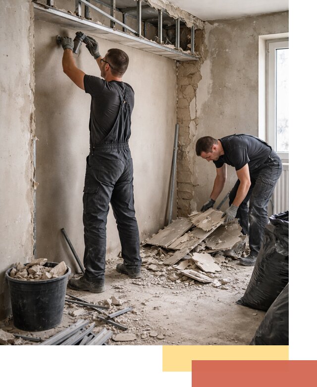 Демонтаж короба из гипсокартона в Донецке быстро и аккуратно