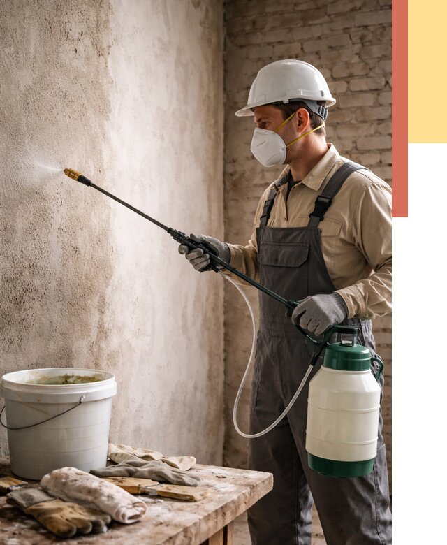 Антисептическая обработка стен в Донецке от 1314 руб. — быстро и недорого | ОТДЕЛОЧНИК-Днк