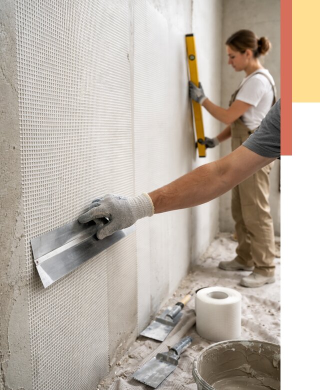 Армирование стен стеклосеткой в Донецке от 3503 руб. под ключ | ОТДЕЛОЧНИК-Днк