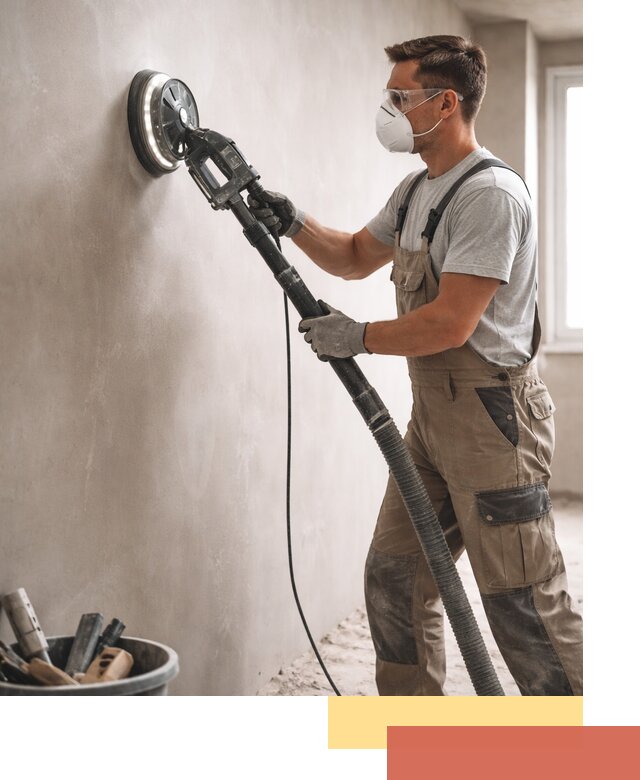 Профессиональная шлифовка стен в Донецке быстро и качественно