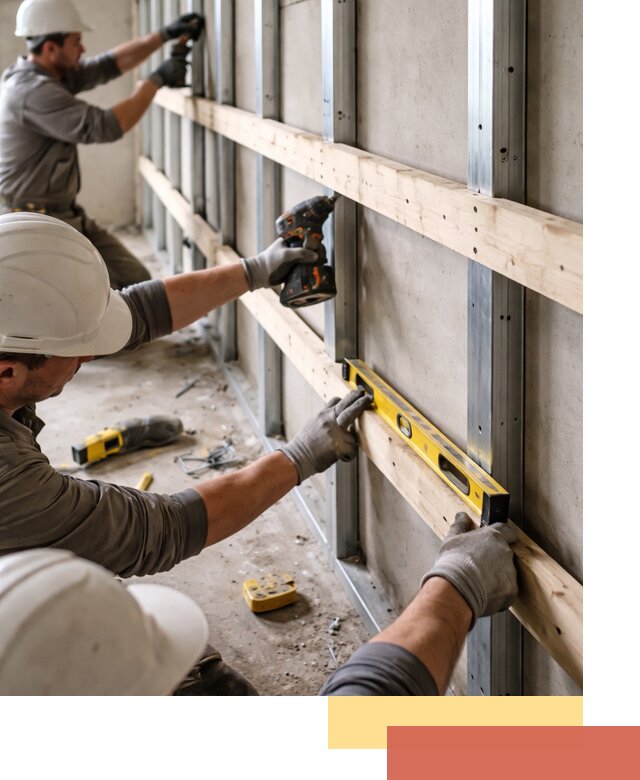 Устройство обрешетки под панели в Донецке