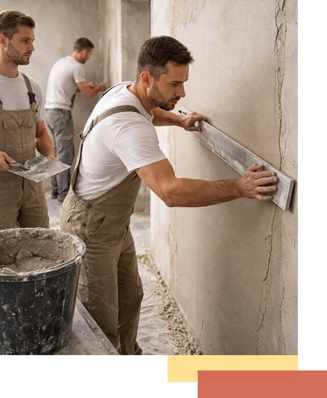 Штукатурка стен без маяков в Донецке быстро и качественно