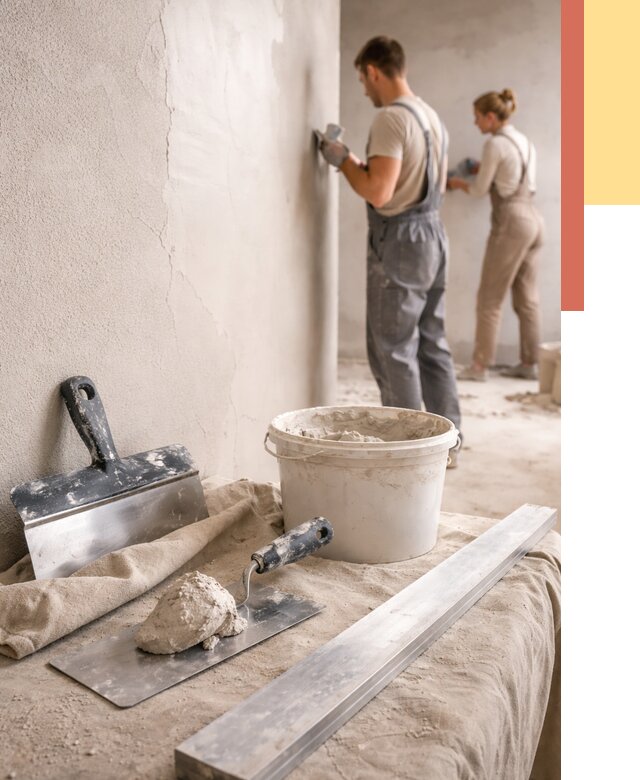 Штукатурка стен гипсовая в Донецке от 4927 руб/м2 — быстро и недорого | ОТДЕЛОЧНИК-Днк