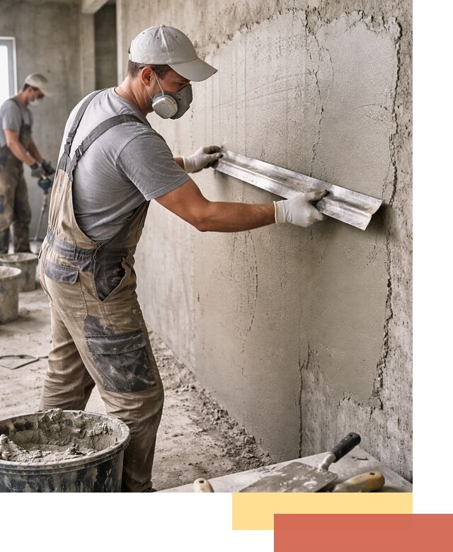 Штукатурка бетонных стен в Донецке качественно и долговечно