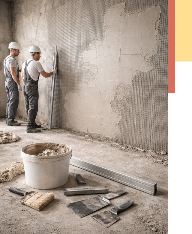 Штукатурка стен по сетке в Донецке от 6021 руб./м2 — быстро и недорого | ОТДЕЛОЧНИК-Днк