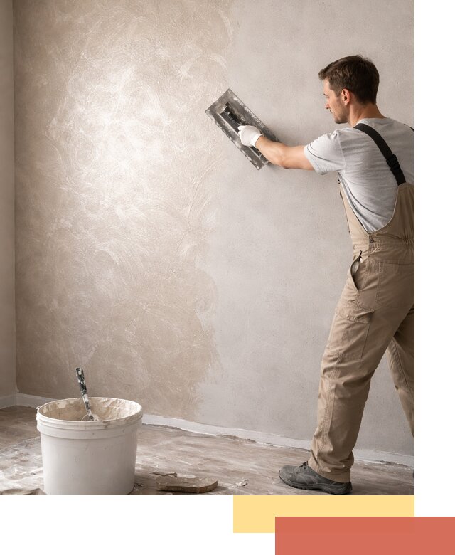 Декоративная штукатурка «Мокрый шелк» под ключ в Донецке