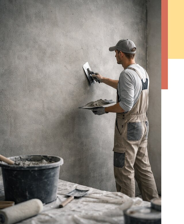 Декоративная штукатурка под бетон в Донецке от 2737 руб./м² — нанесение под ключ | ОТДЕЛОЧНИК-Днк