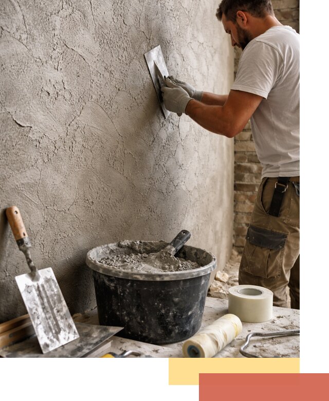 Декоративная штукатурка лофт в Донецке — отделка стен и потолков