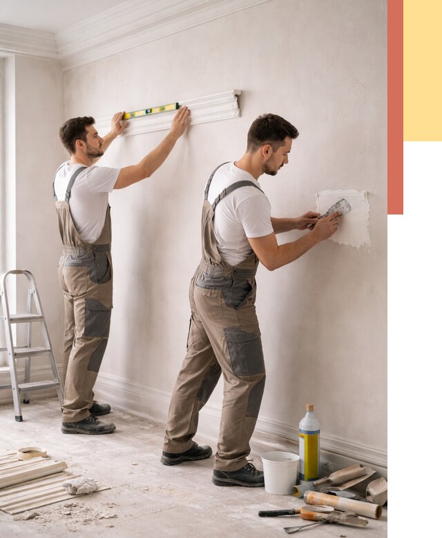 Монтаж лепнины на стены в Донецке от 4927 руб. — недорого, быстро | ОТДЕЛОЧНИК-Днк