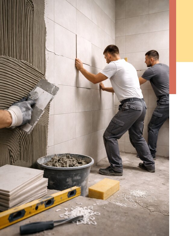 Укладка плитки на стены в Донецке от 931 руб. — качественно и недорого | ОТДЕЛОЧНИК-Днк