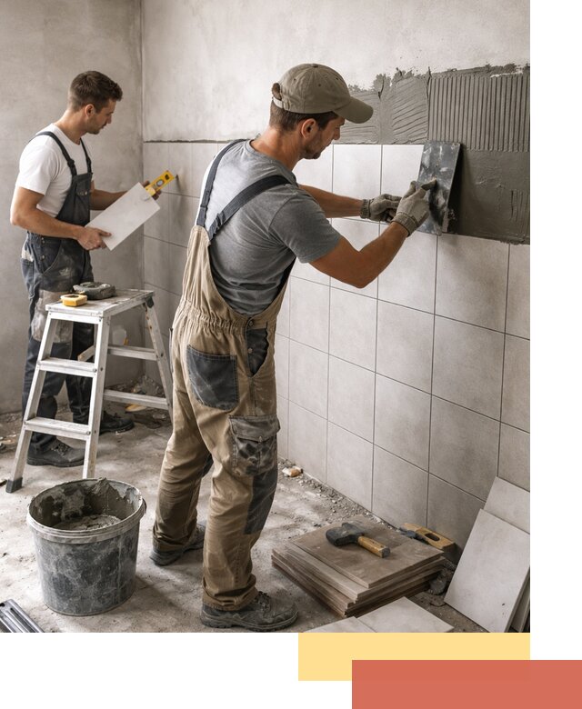 Укладка плитки на стены в Донецке профессионально и надежно