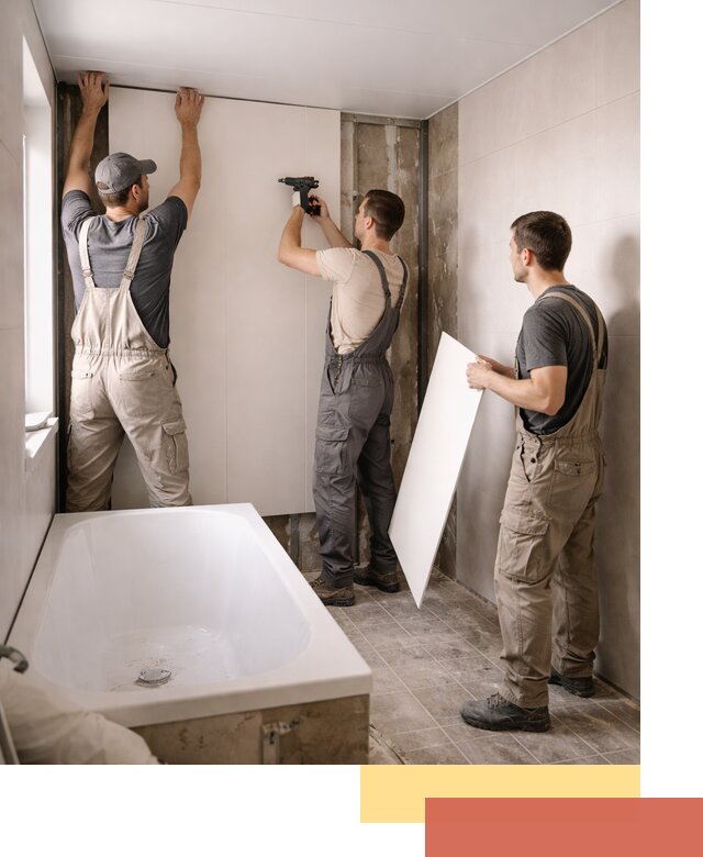 Отделка ванной панели ПВХ профессионально в Донецке