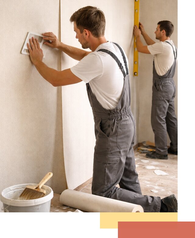 Поклейка бумажных обоев в Донецке качественно и недорого