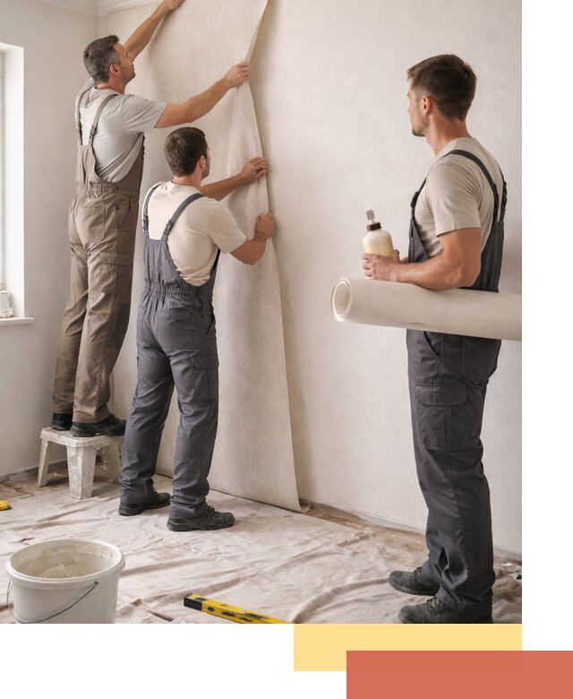 Оклейка стен обоями в Донецке — качественно и профессионально