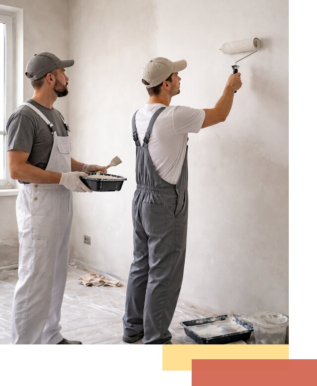 Покраска стен водоэмульсионной краской в Донецке