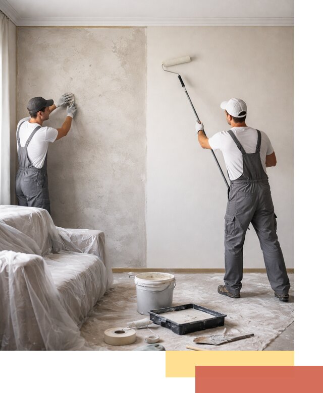 Покраска стен антивандальной краской в Донецке