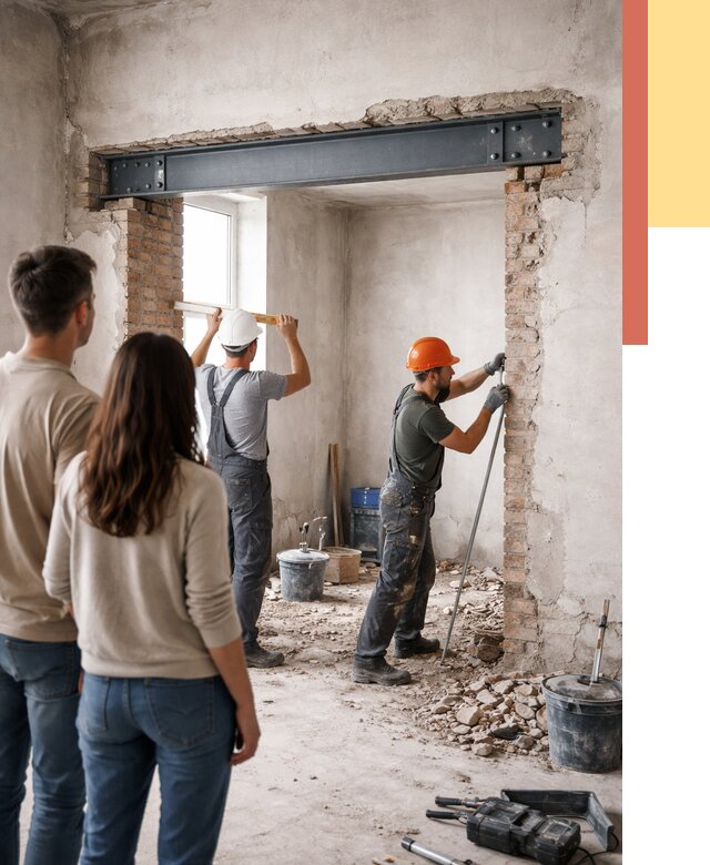 Усиление проема в стене в Донецке от 10401 руб. — усиление дверного проема металлоконструкцией | ОТДЕЛОЧНИК-Днк