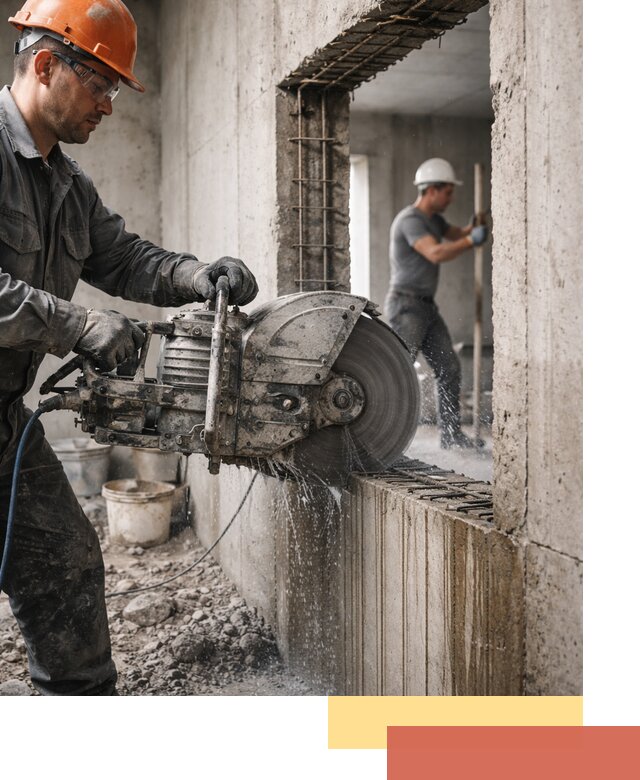 Алмазная резка проемов в Донецке быстро и точно