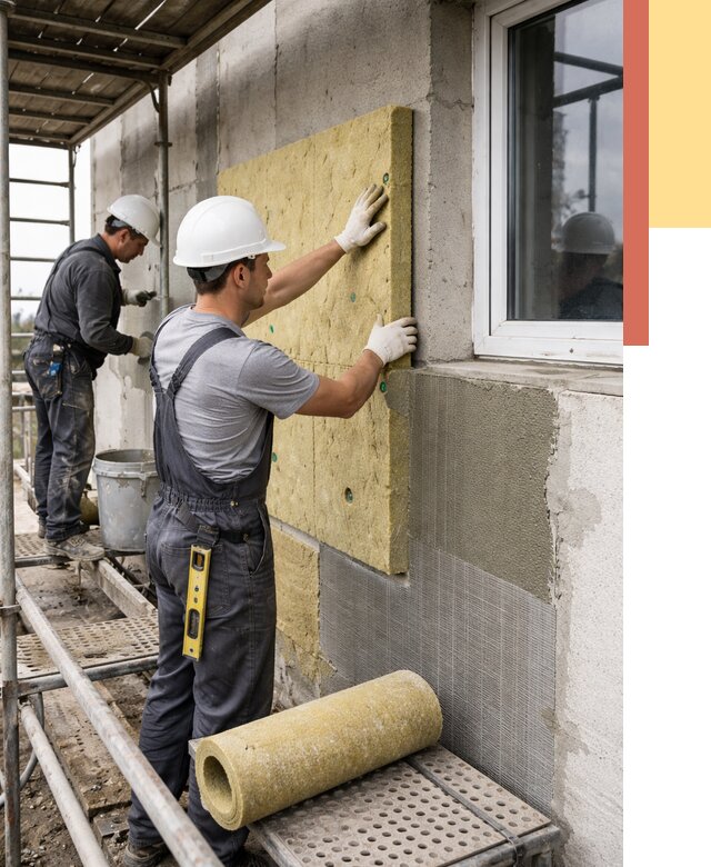 Утепление стен в Донецке от 4708 руб. под ключ — быстро и недорого | ОТДЕЛОЧНИК-Днк