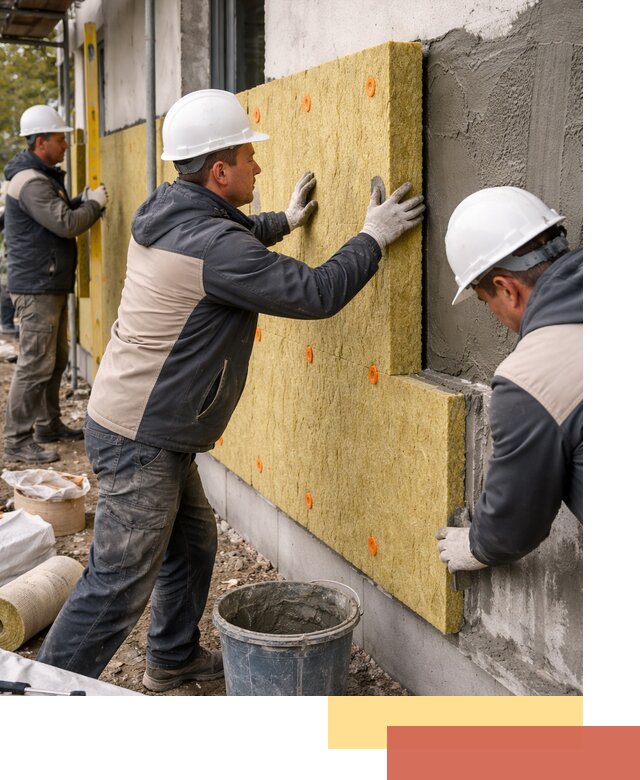 Утепление стен минватой в Донецке — тепло и звукоизоляция