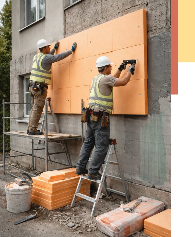 Утепление стен пеноплексом в Донецке от 2025 руб./м2 — быстро и недорого | ОТДЕЛОЧНИК-Днк