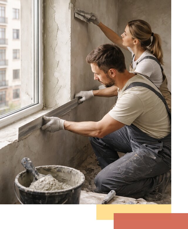 Штукатурка откосов дверей и окон профессионально в Донецке