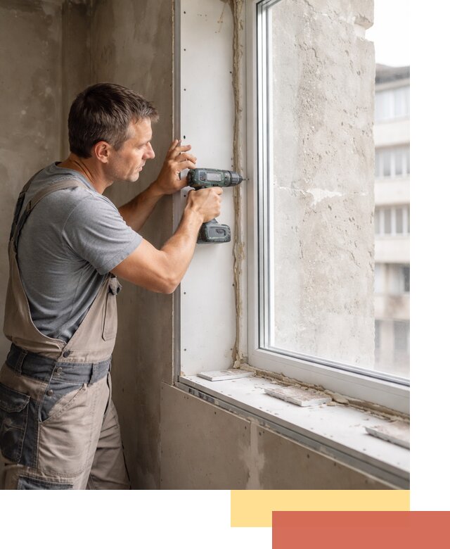 Монтаж гипсокартонных откосов в Донецке под ключ