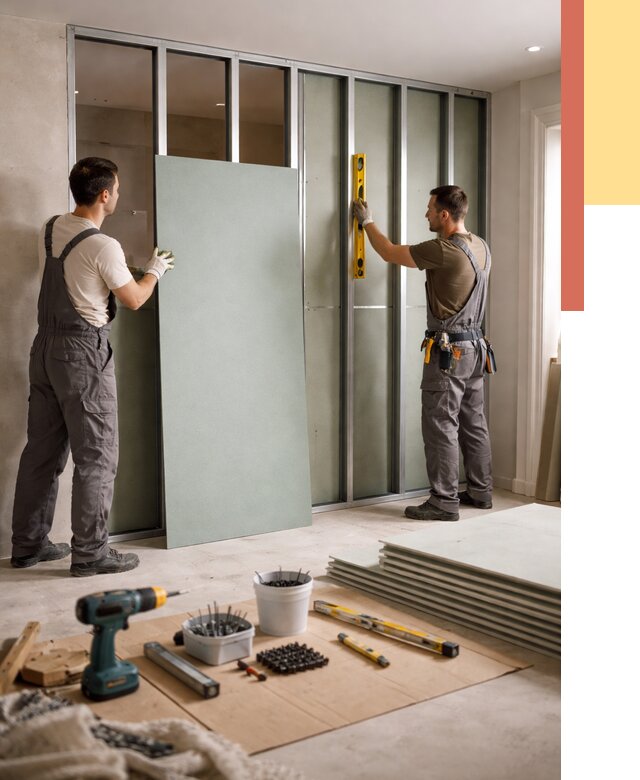 Перегородка из влагостойкого гипсокартона в Донецке от 5255 руб. — монтаж под ключ | ОТДЕЛОЧНИК-Днк