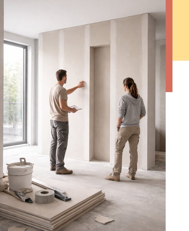 Зонирующая перегородка из гипсокартона в Донецке от 3065 руб. под ключ | ОТДЕЛОЧНИК-Днк