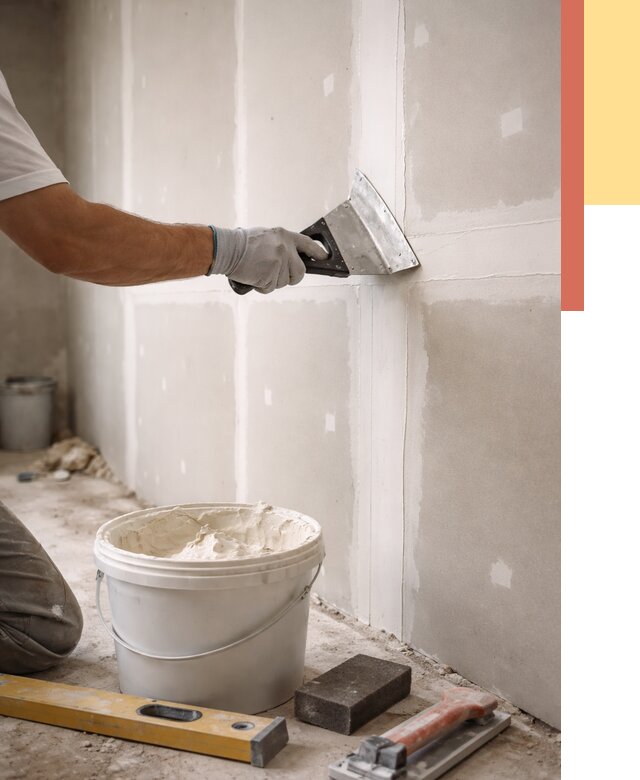 Шпаклевка перегородок из гипсокартона в Донецке от 2737 руб. — услуги ОТДЕЛОЧНИК-Днк