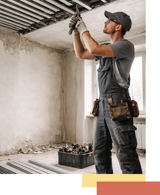 Демонтаж реечного потолка в Донецке быстро и аккуратно