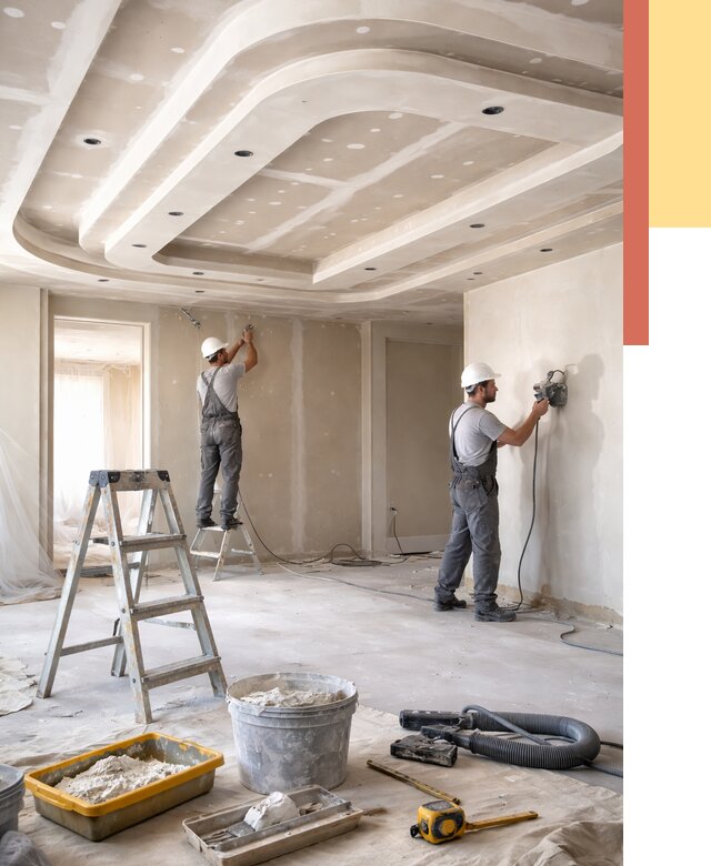 Многоуровневый потолок из гипсокартона в Донецке от 821 руб. под ключ | ОТДЕЛОЧНИК-Днк