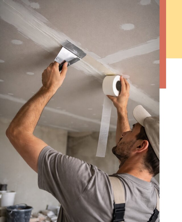 Обработка швов потолка ГКЛ в Донецке от 8211 руб. под ключ | ОТДЕЛОЧНИК-Днк