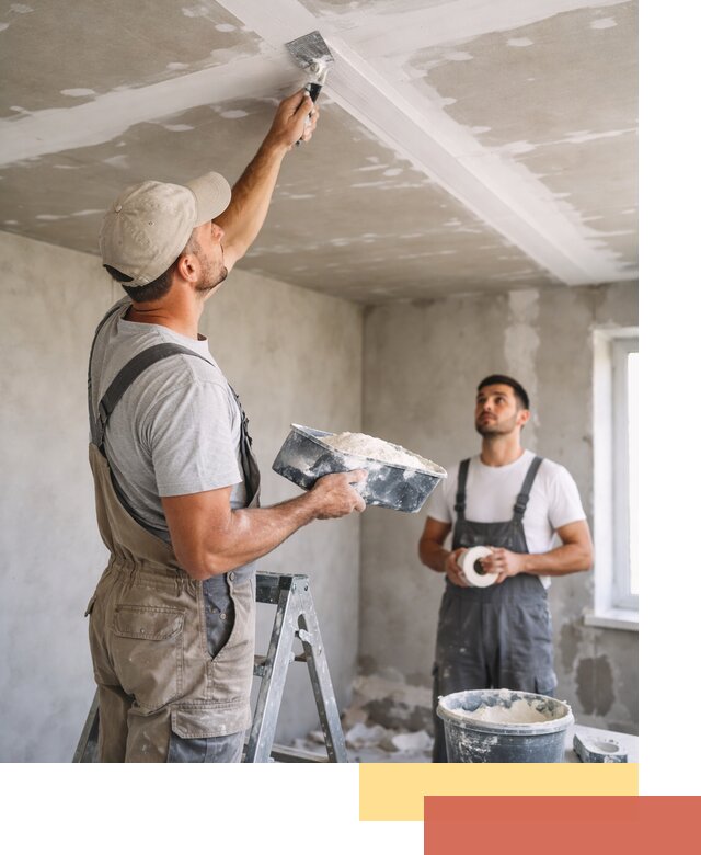 Обработка швов потолка ГКЛ в Донецке: качественная заделка и шпатлевка