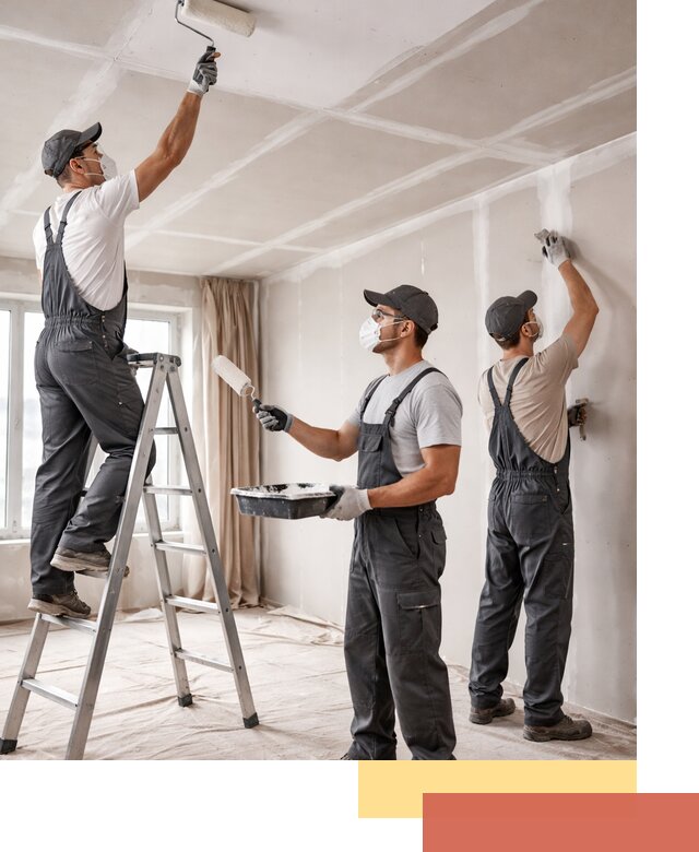 Покраска потолка из гипсокартона в Донецке качественно и недорого