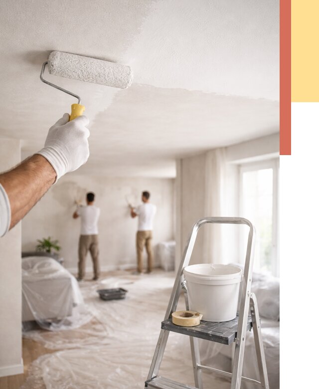 Покраска потолка акриловой краской в Донецке от 2737 руб. | ОТДЕЛОЧНИК-Днк