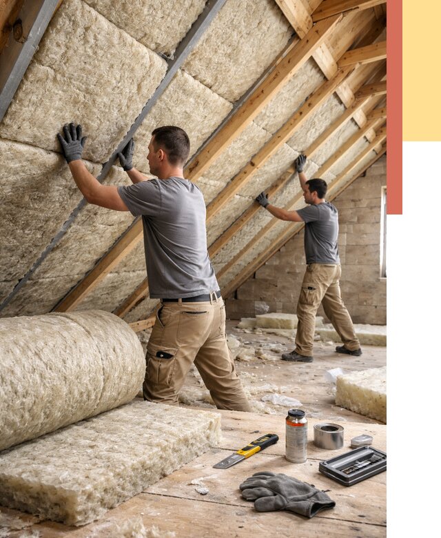 Утепление потолка минватой в Донецке от 1587 руб. — быстро и недорого | ОТДЕЛОЧНИК-Днк